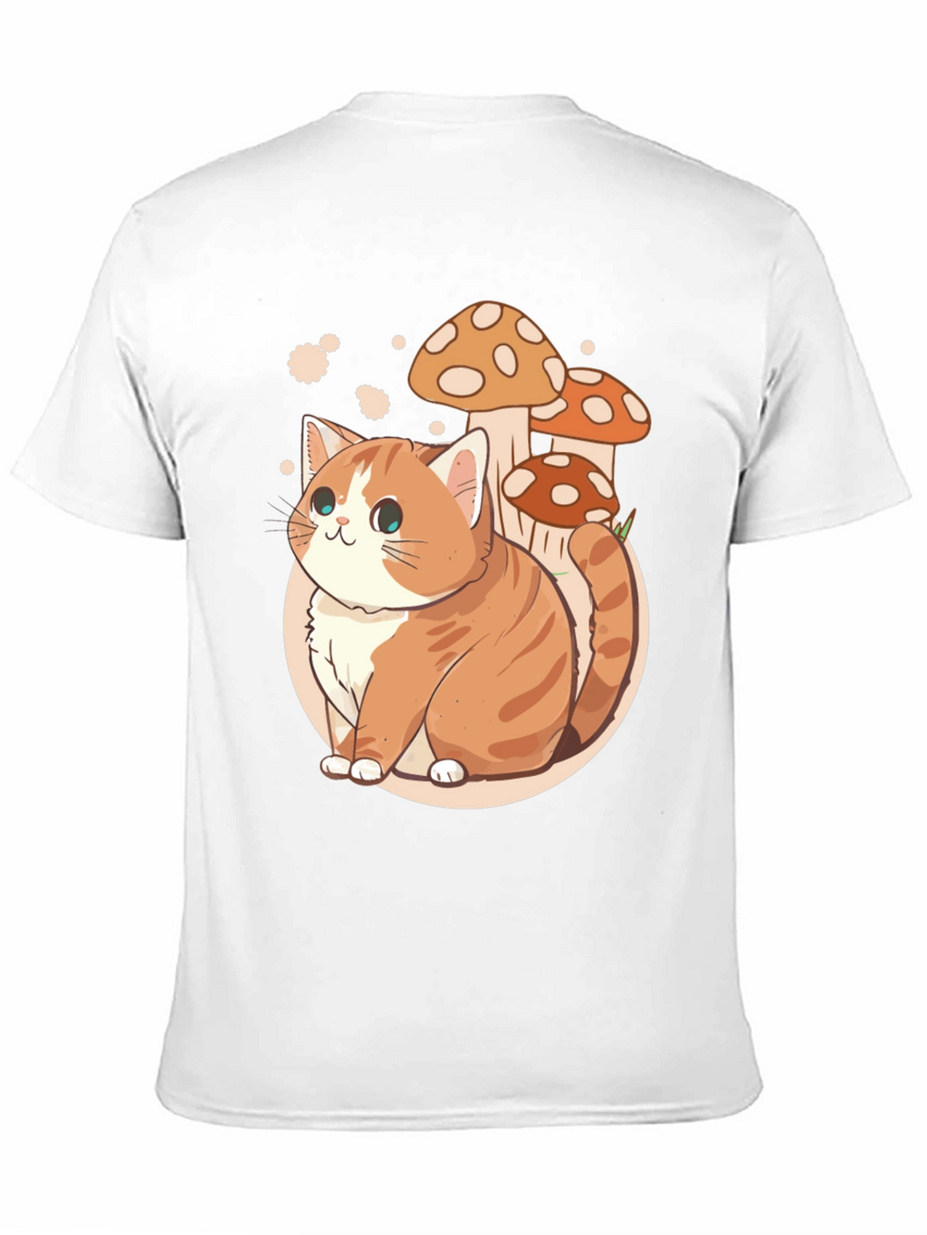 Cat & Mushroom Graphic Tee