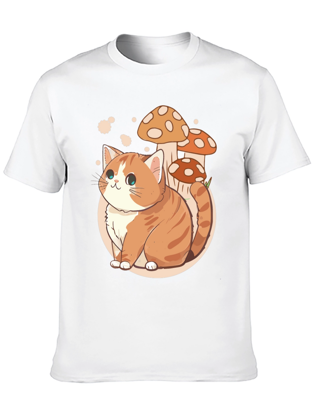 Cat & Mushroom Graphic Tee