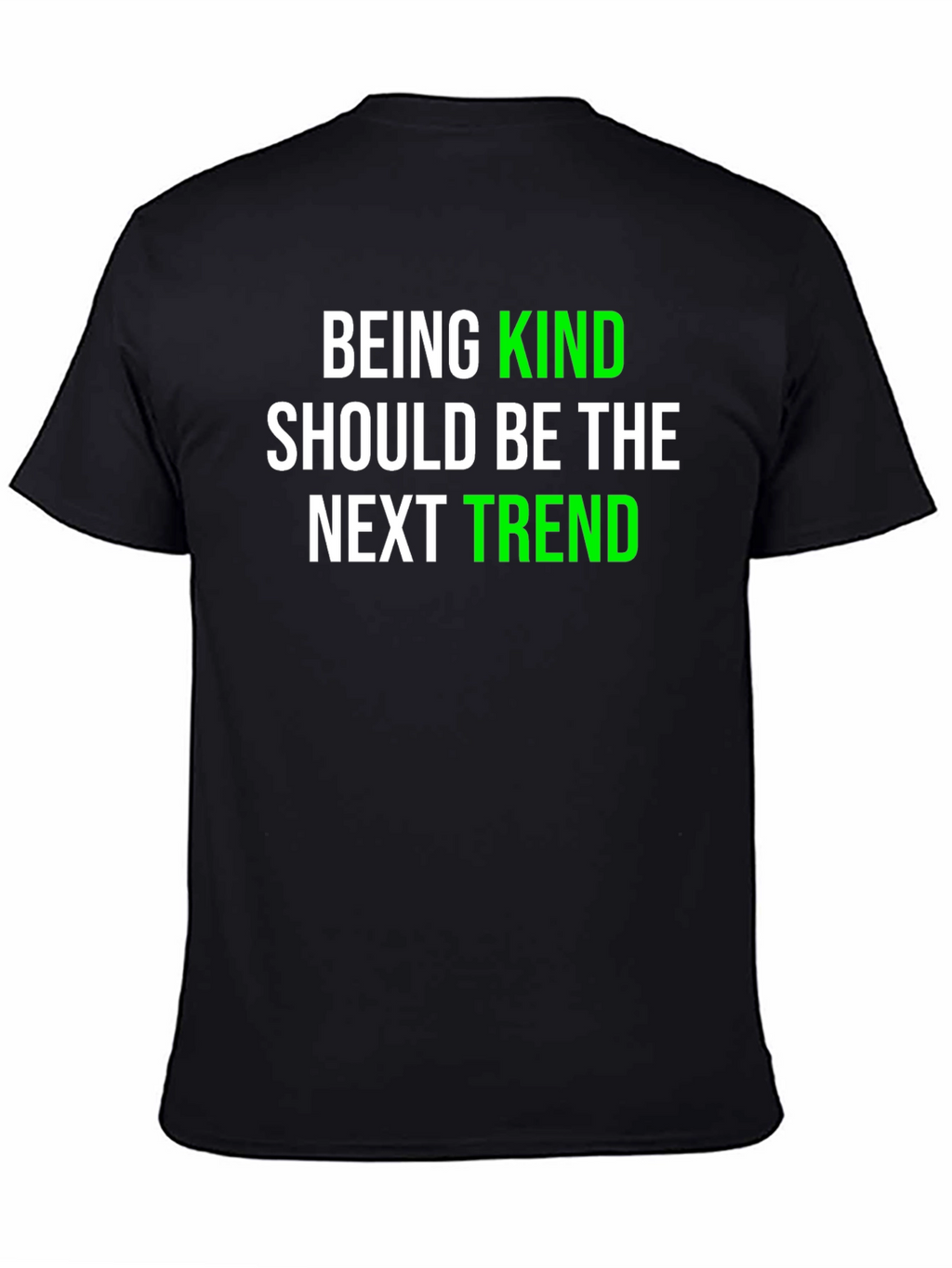Kindness Trend Graphic Tee - Black