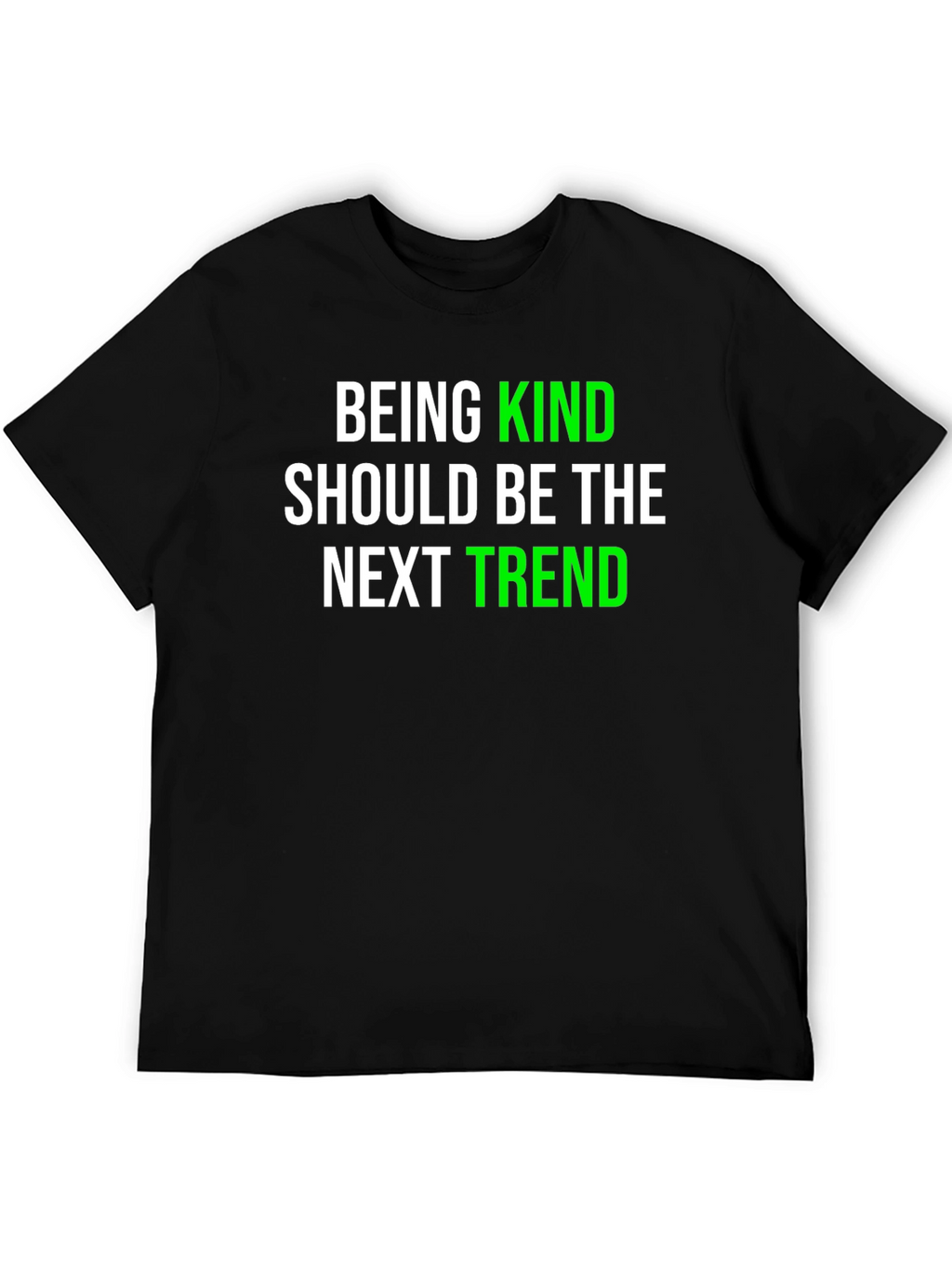 Kindness Trend Graphic Tee - Black