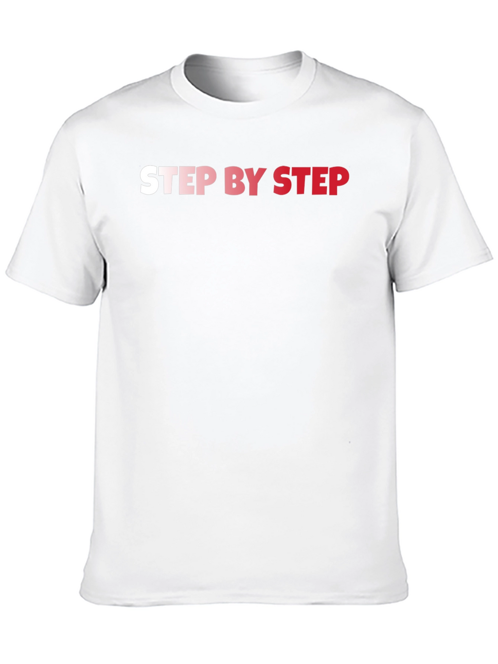 Step By Step Black Graphic T-Shirt