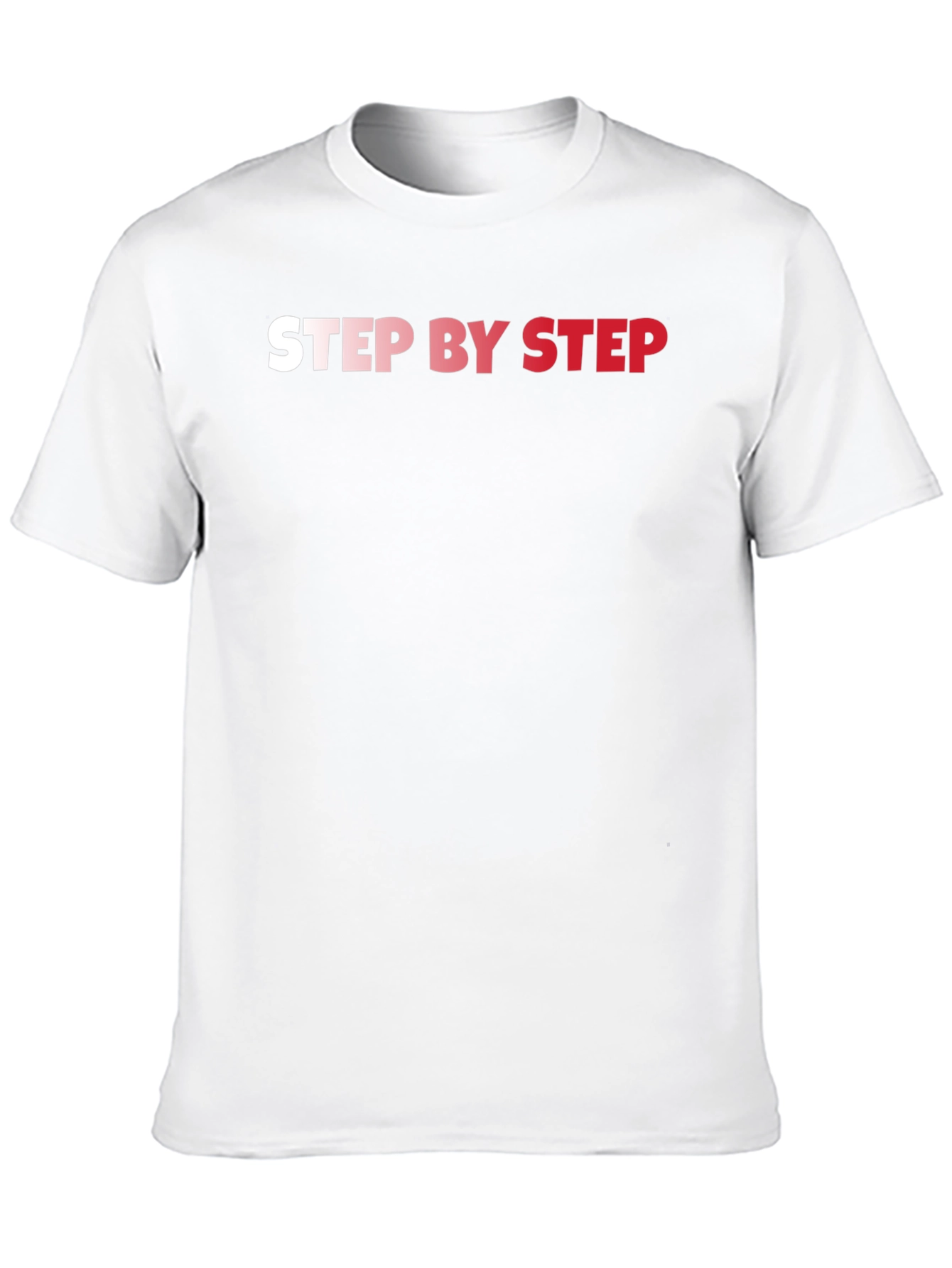 Step By Step Black Graphic T-Shirt