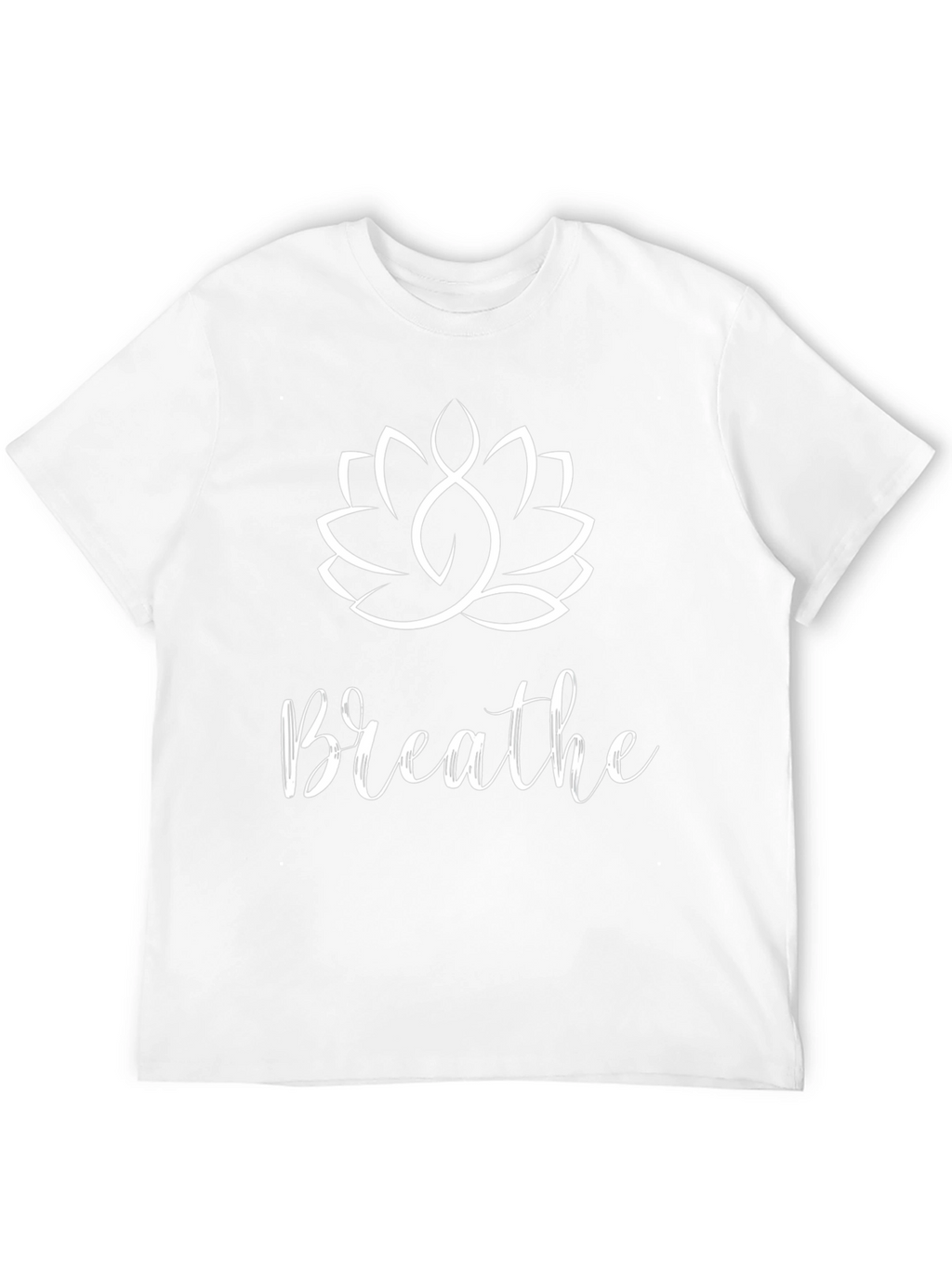 Breathe Lotus Graphic Tee - Relaxed Fit