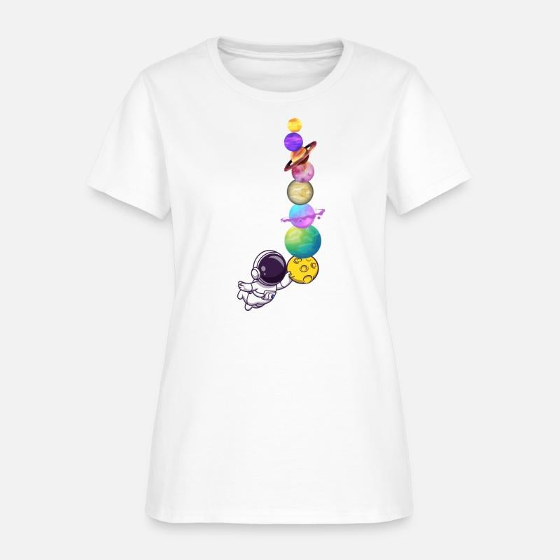 Astronaut und Planet Shirt