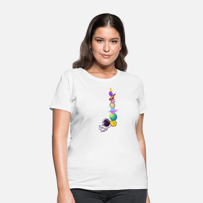 Astronaut und Planet Shirt