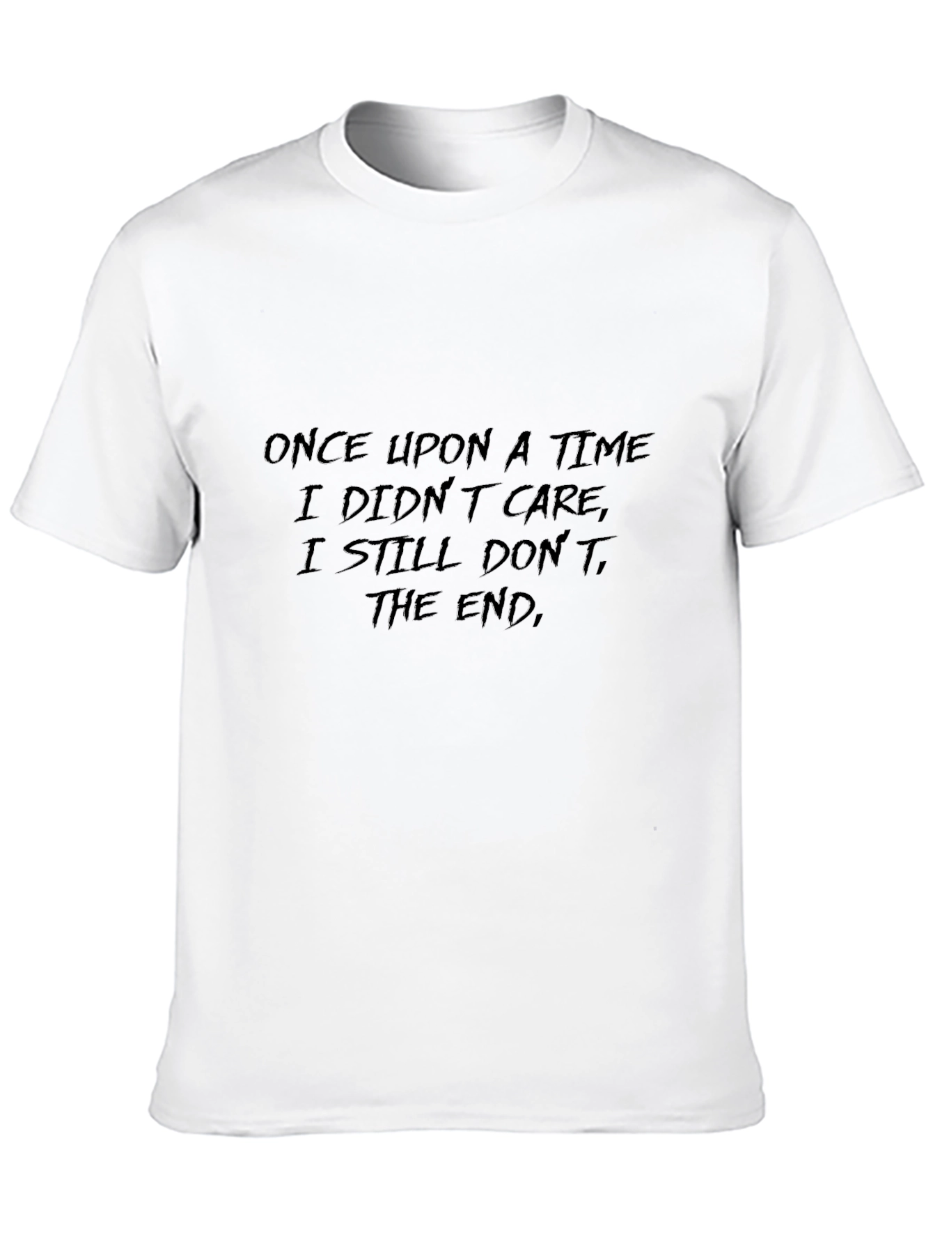 Sarcastic The End Graphic T-Shirt
