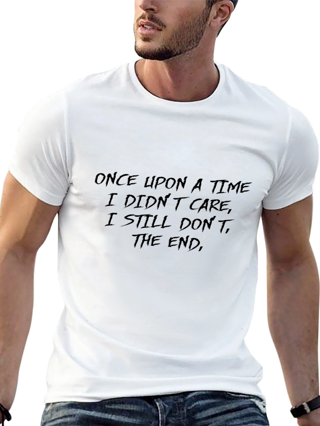 Sarcastic The End Graphic T-Shirt