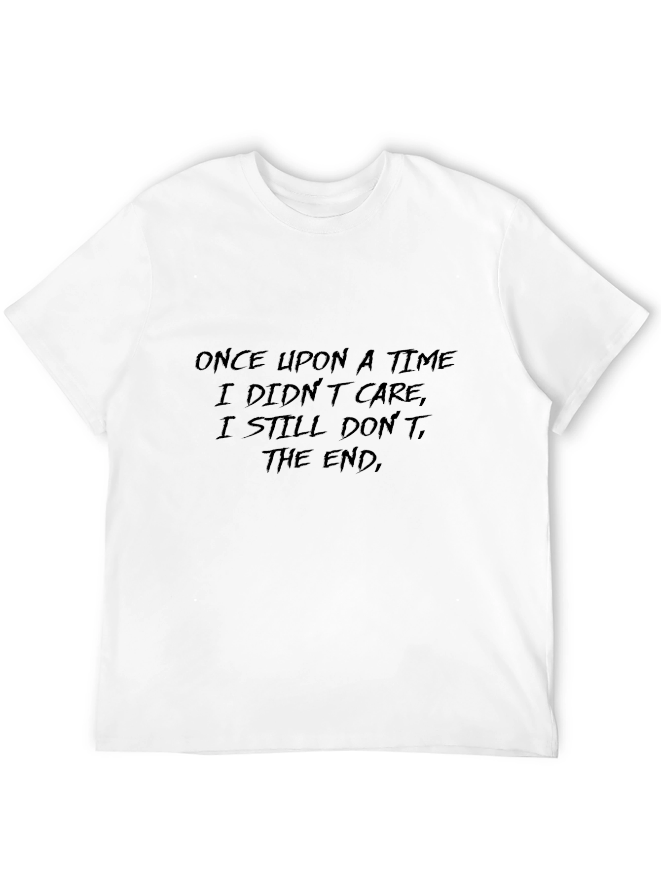 Sarcastic The End Graphic T-Shirt