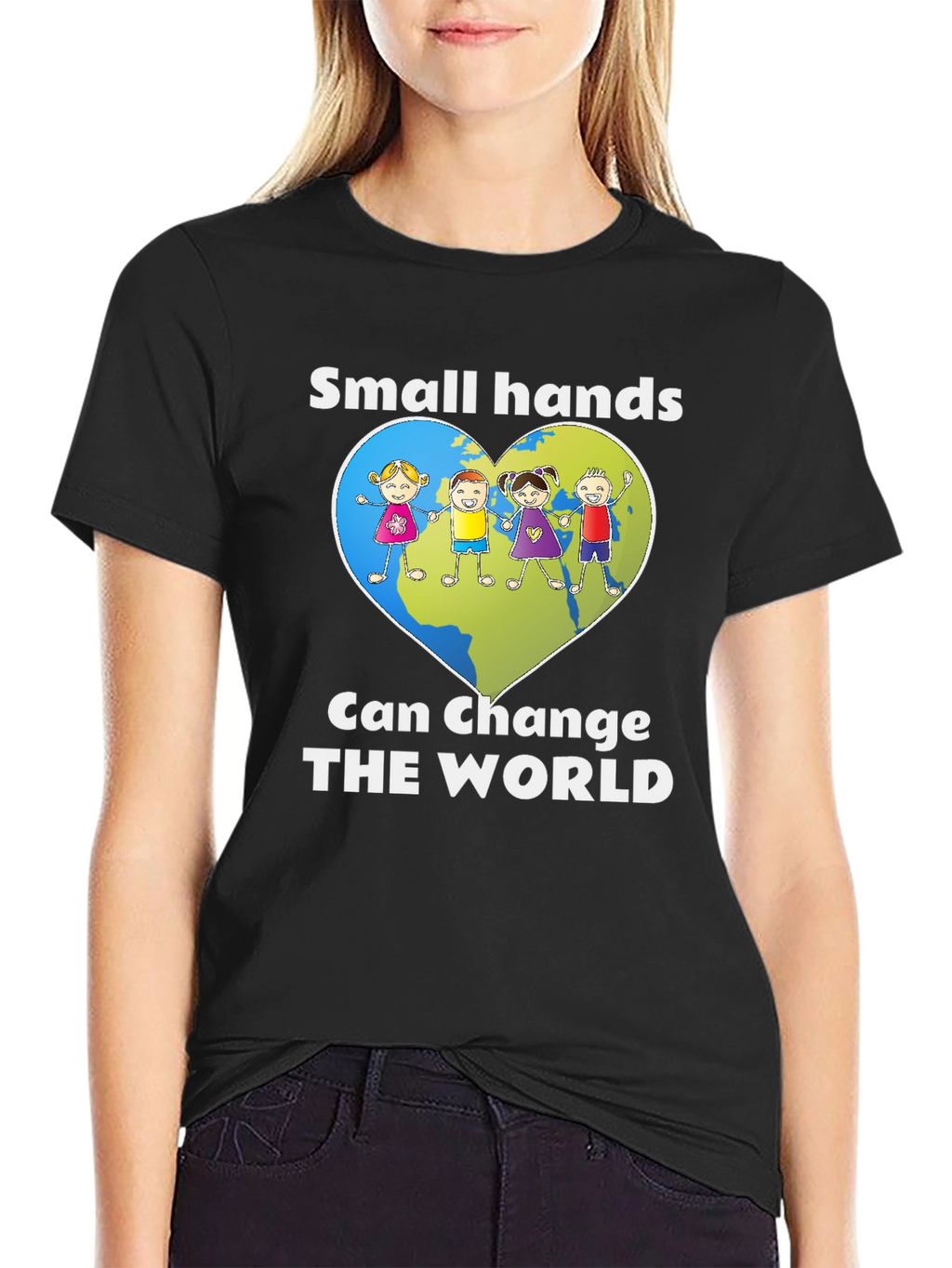 Small Hands Can Change The World T-Shirt