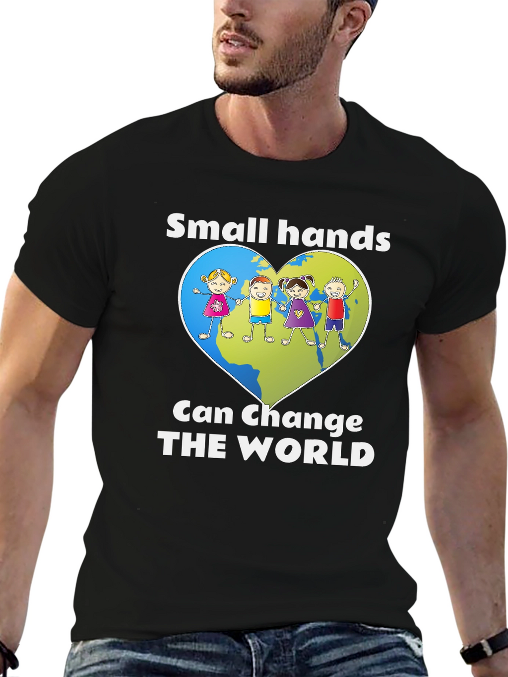 Small Hands Can Change The World T-Shirt