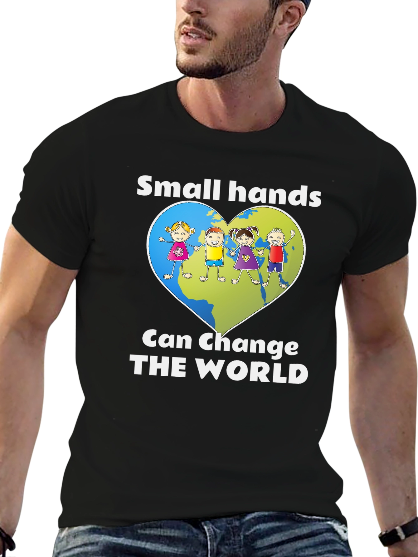 Small Hands Can Change The World T-Shirt