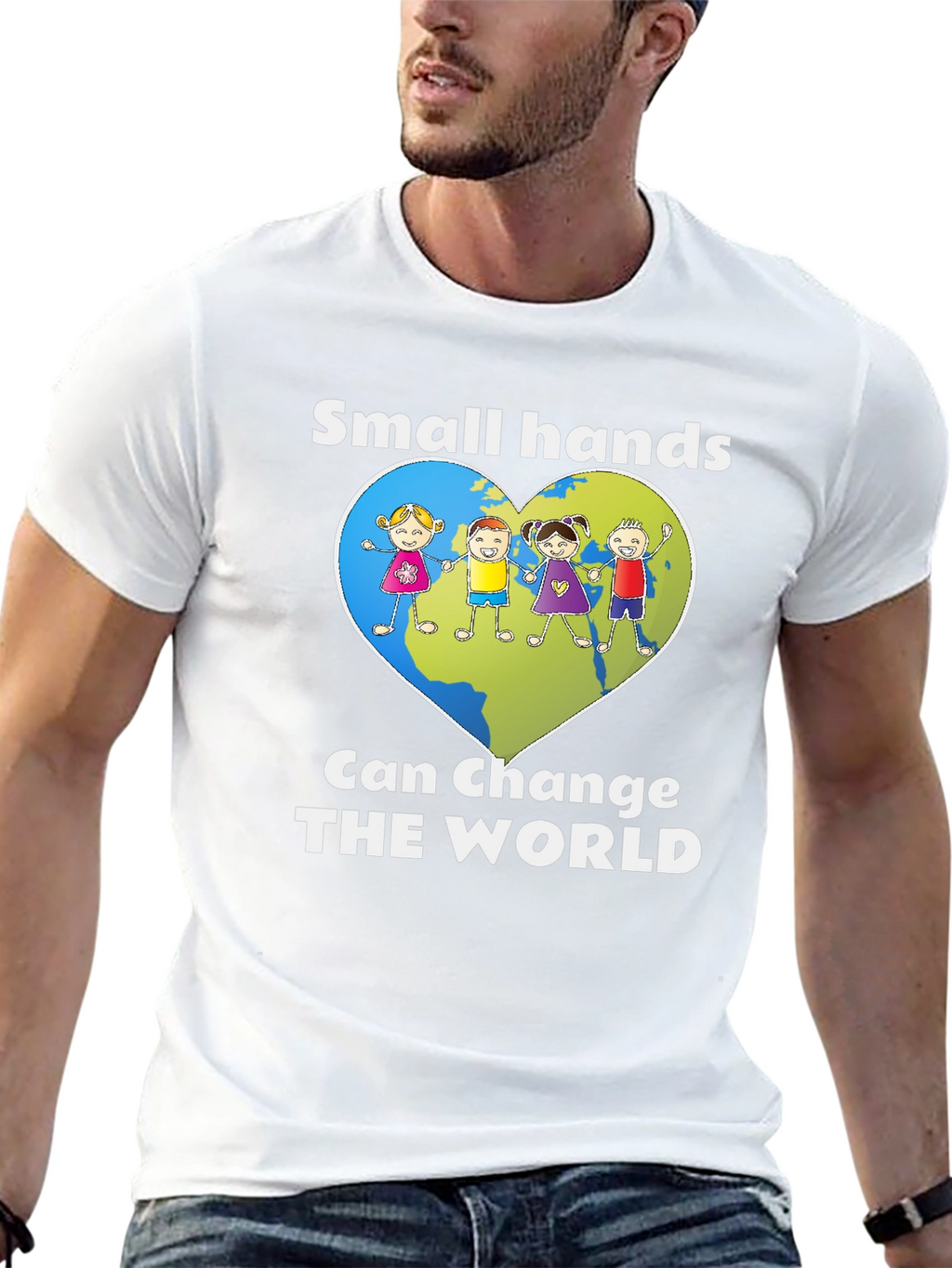 Small Hands Can Change The World T-Shirt