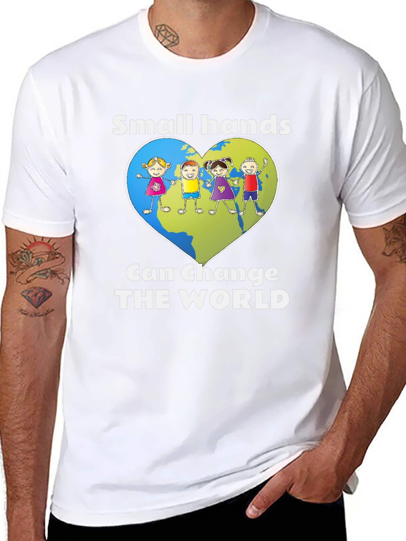 Small Hands Can Change The World T-Shirt