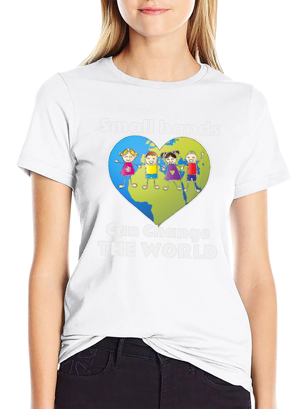 Small Hands Can Change The World T-Shirt