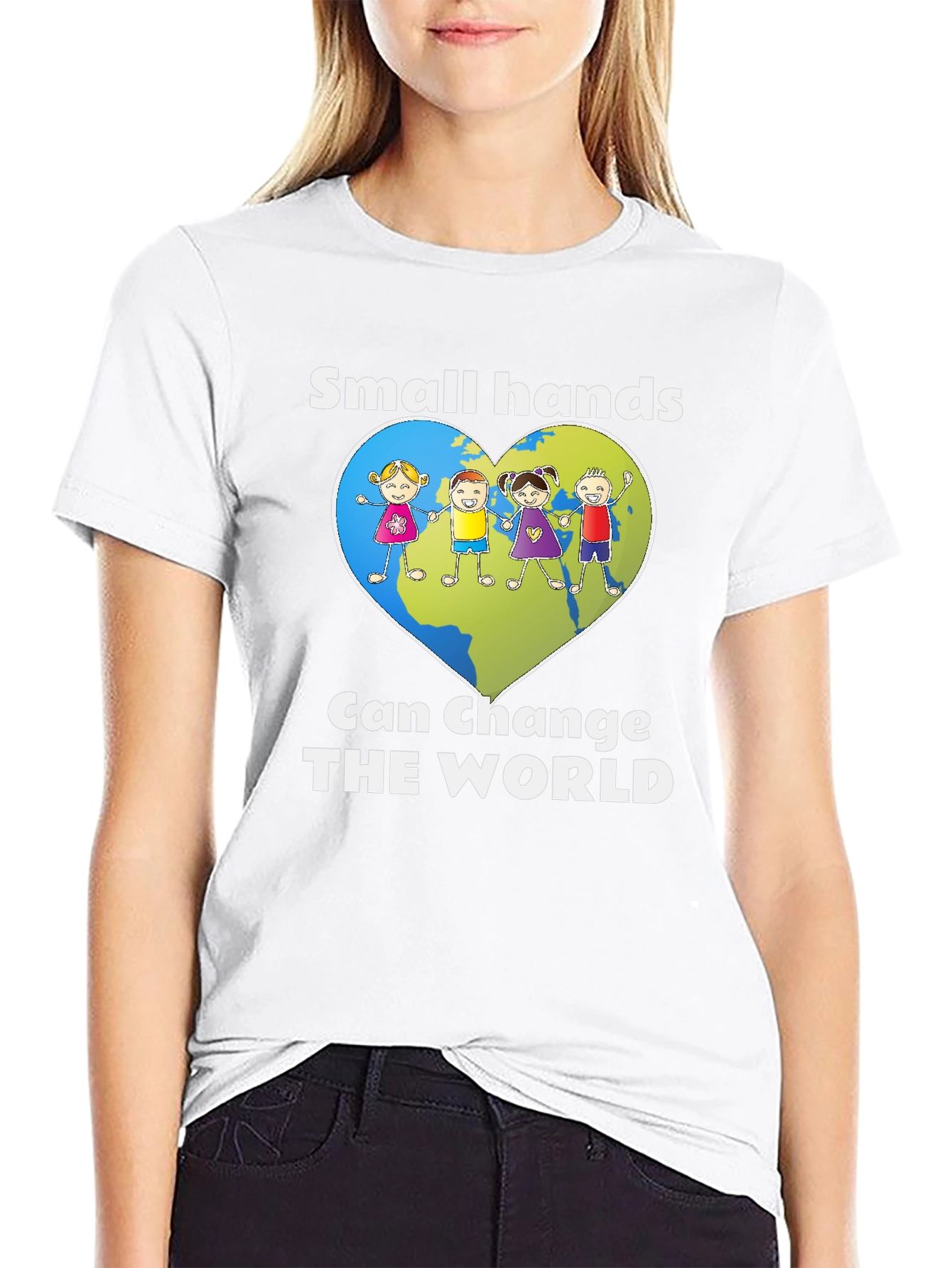 Small Hands Can Change The World T-Shirt