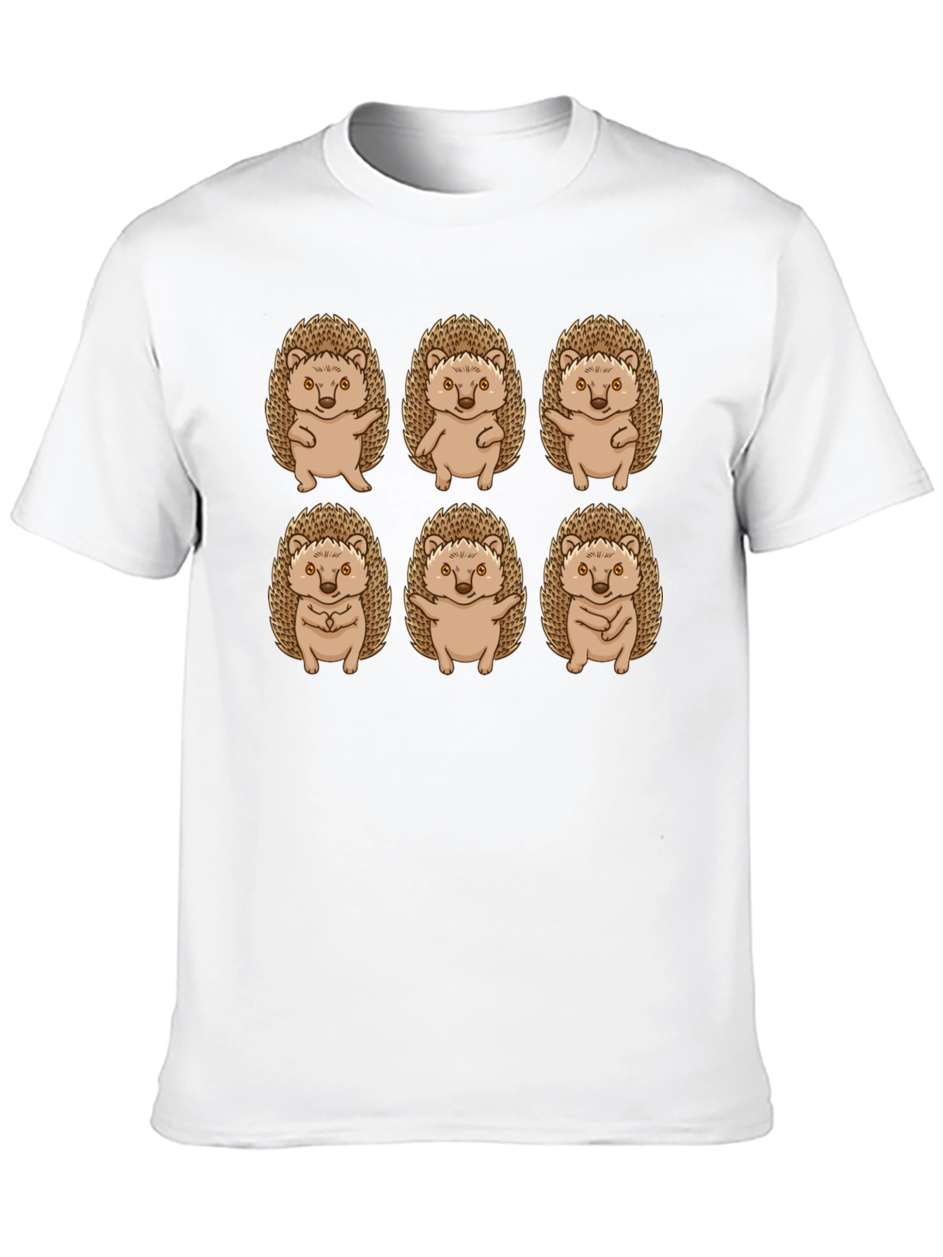Hedgehog Pose Black T-Shirt