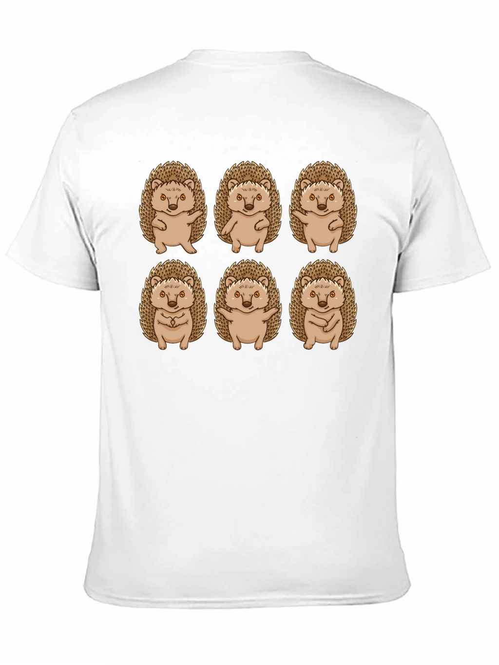 Hedgehog Pose Black T-Shirt
