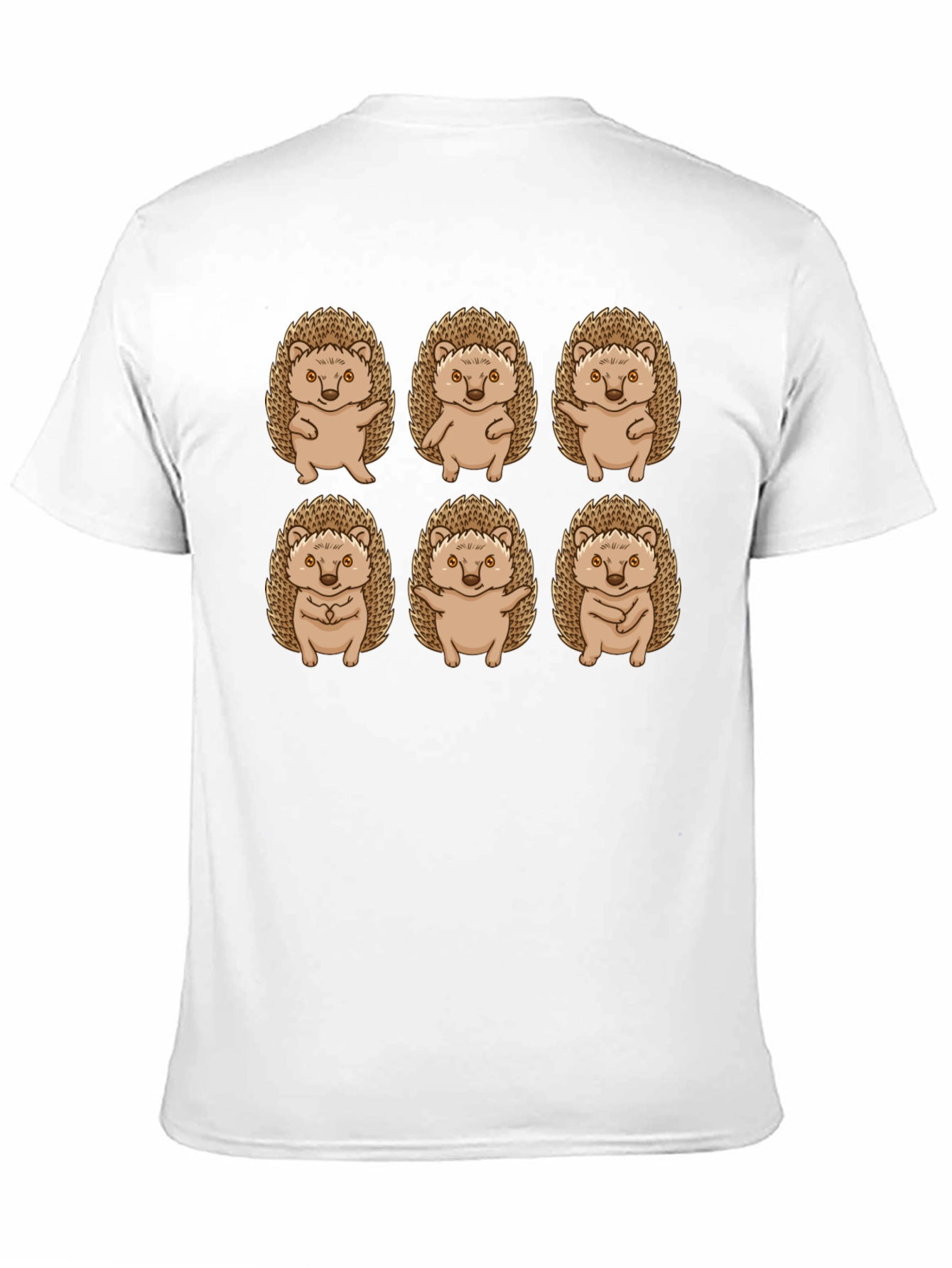 Hedgehog Pose Black T-Shirt