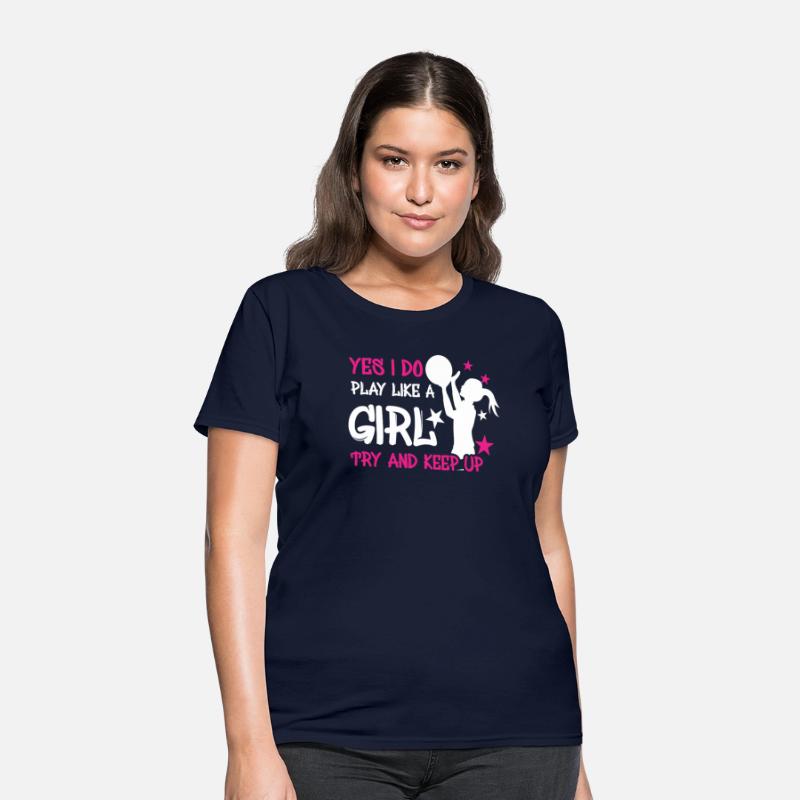 Athlete Game Sport Yes Play Like Girl Basketball