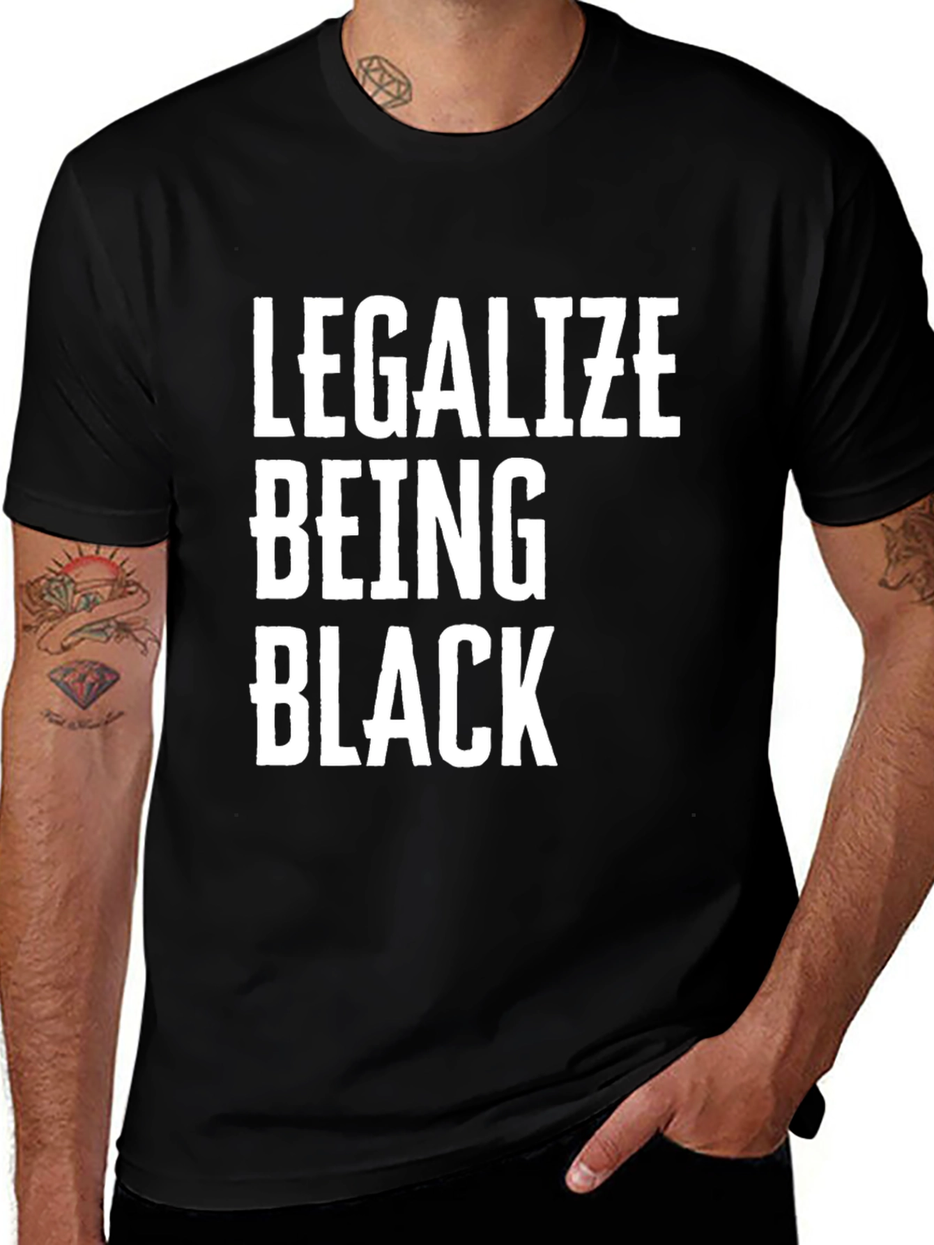 Legalize Being Black Statement Tee