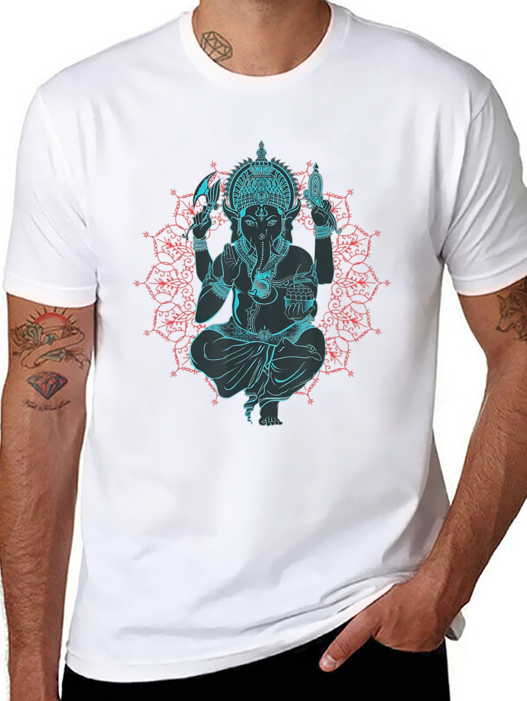 Ganesh Mandala Graphic T-Shirt