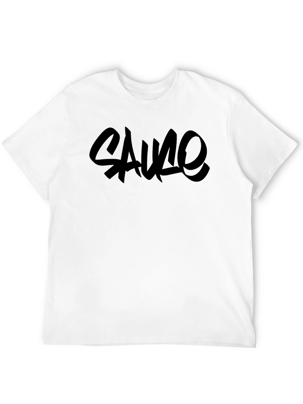 Sauce Graphic Tee - Mens Black Crew Neck T-Shirt