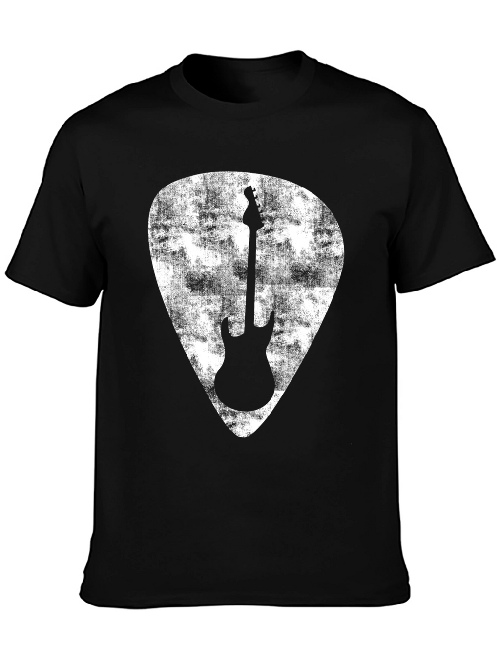 Guitar Pick Graphic Tee - Rock Music T-Shirt