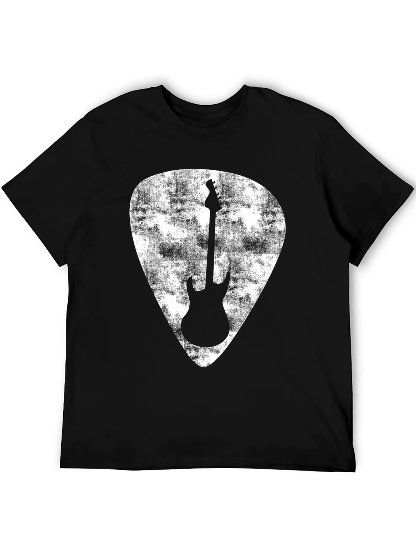 Guitar Pick Graphic Tee - Rock Music T-Shirt