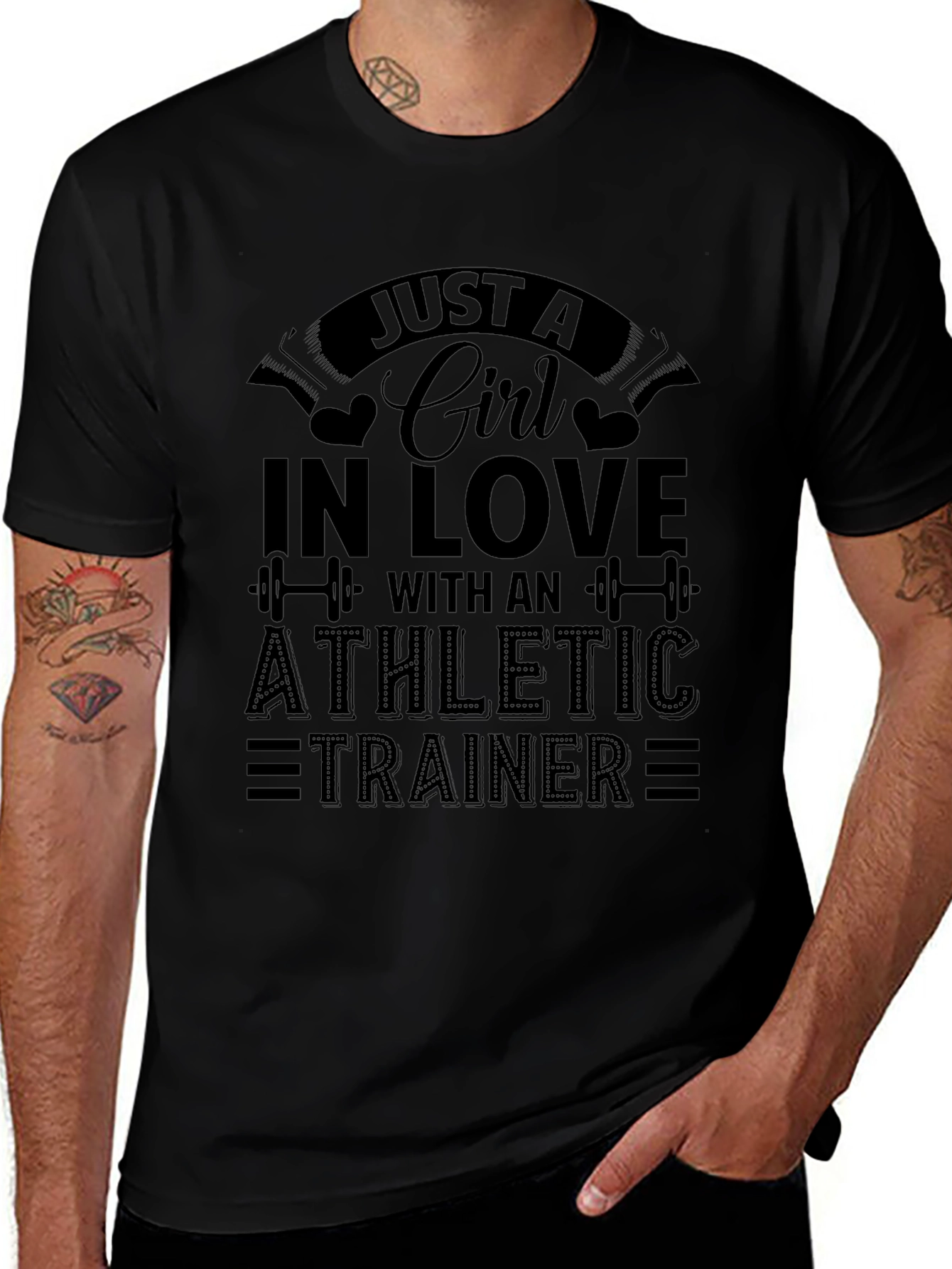 Athletic Trainer Love Graphic T-Shirt