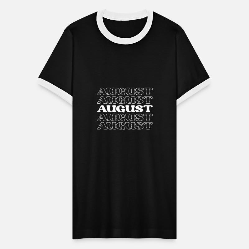 August Name Personalized First Surname