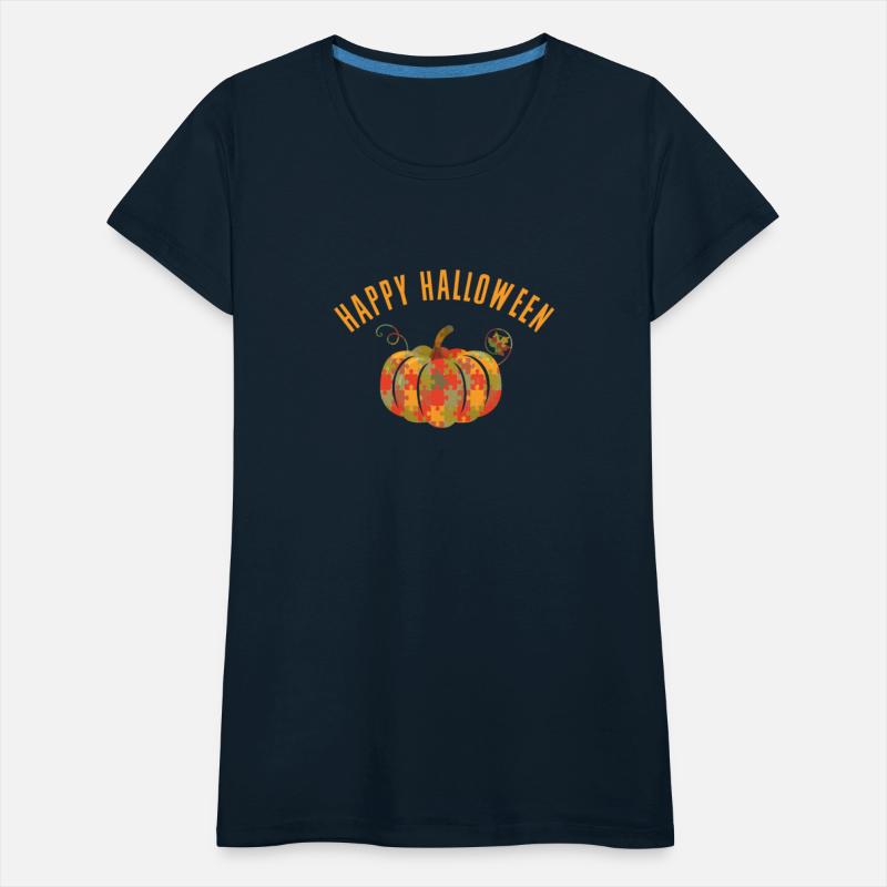 Autistic Happy Pumpkin Halloween Autism