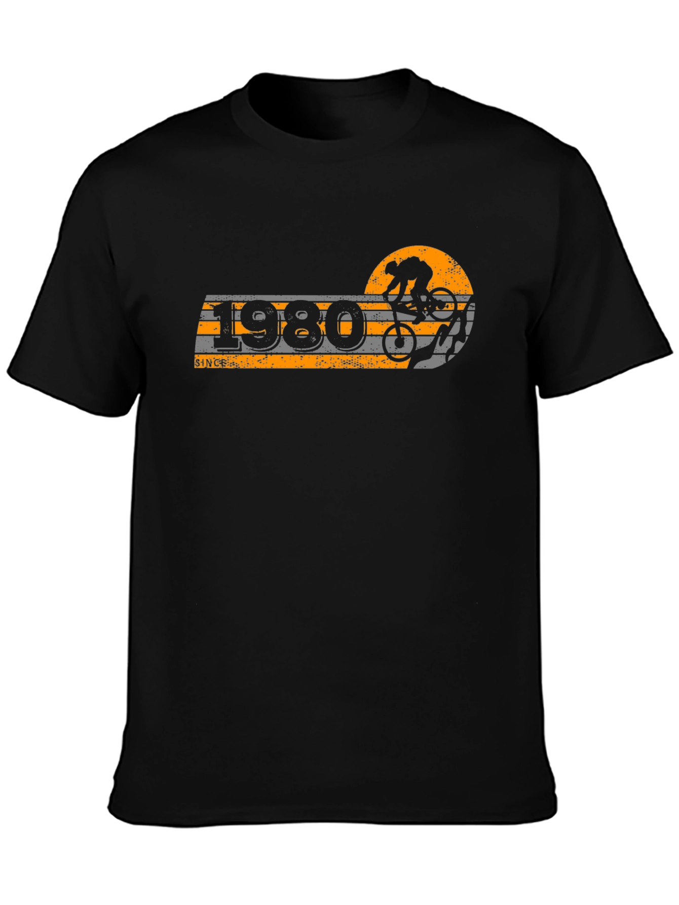 Vintage 1980s Biker T-Shirt - Retro Cycling Tee