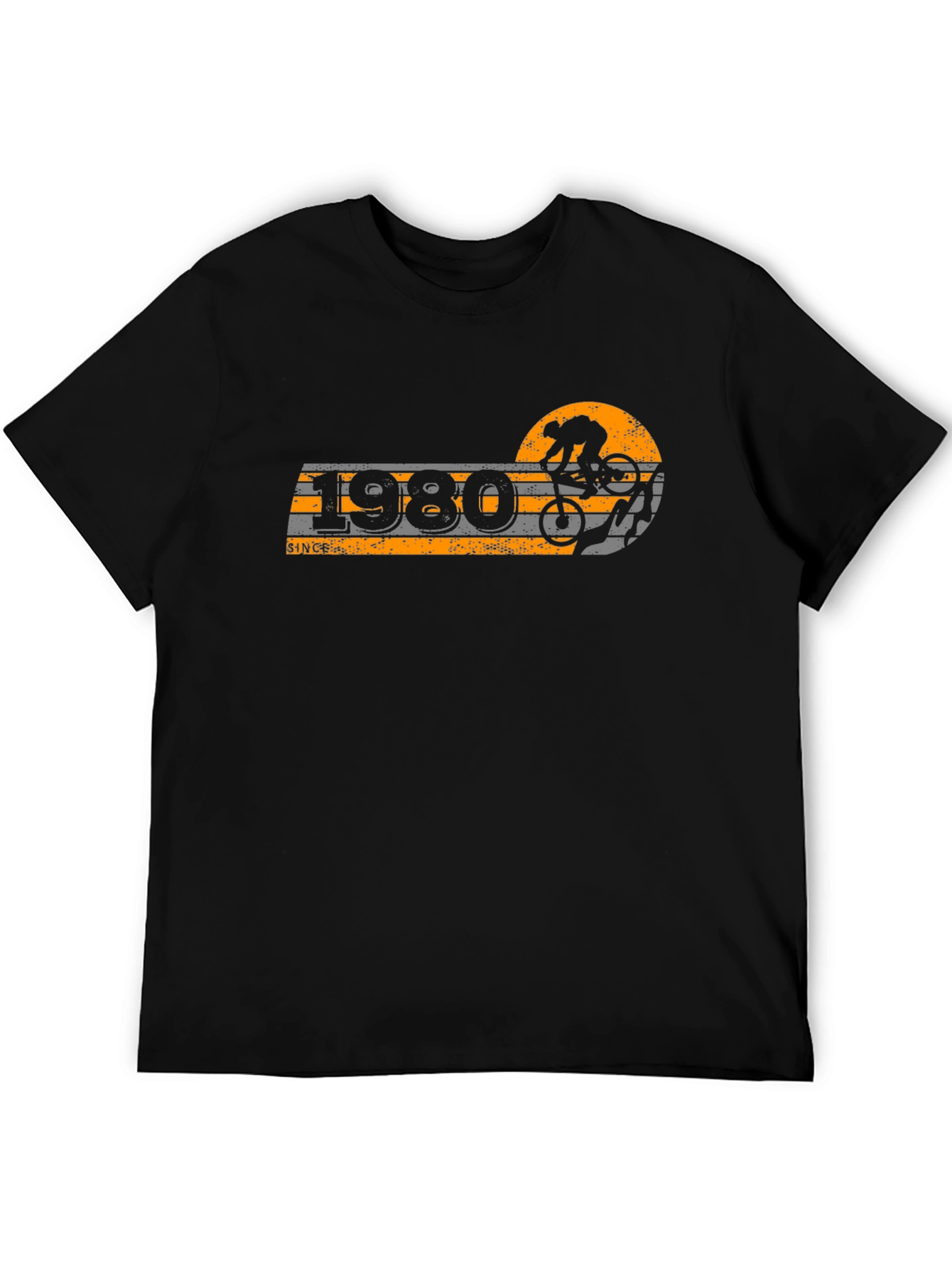 Vintage 1980s Biker T-Shirt - Retro Cycling Tee