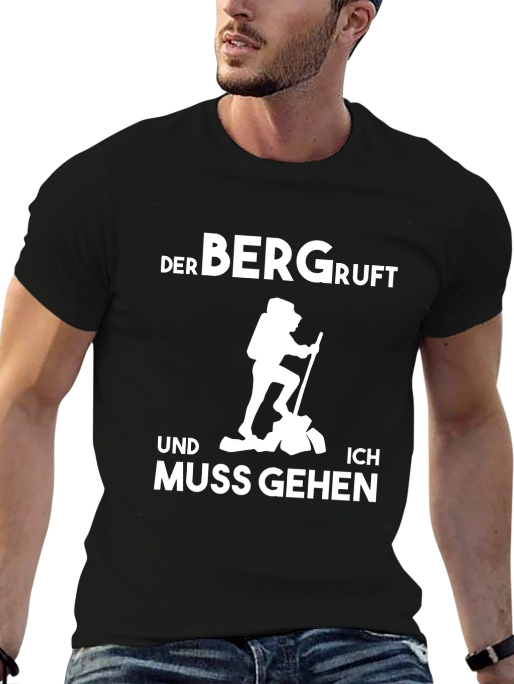 Der Berg Ruft T-Shirt - Hiking Adventure Tee