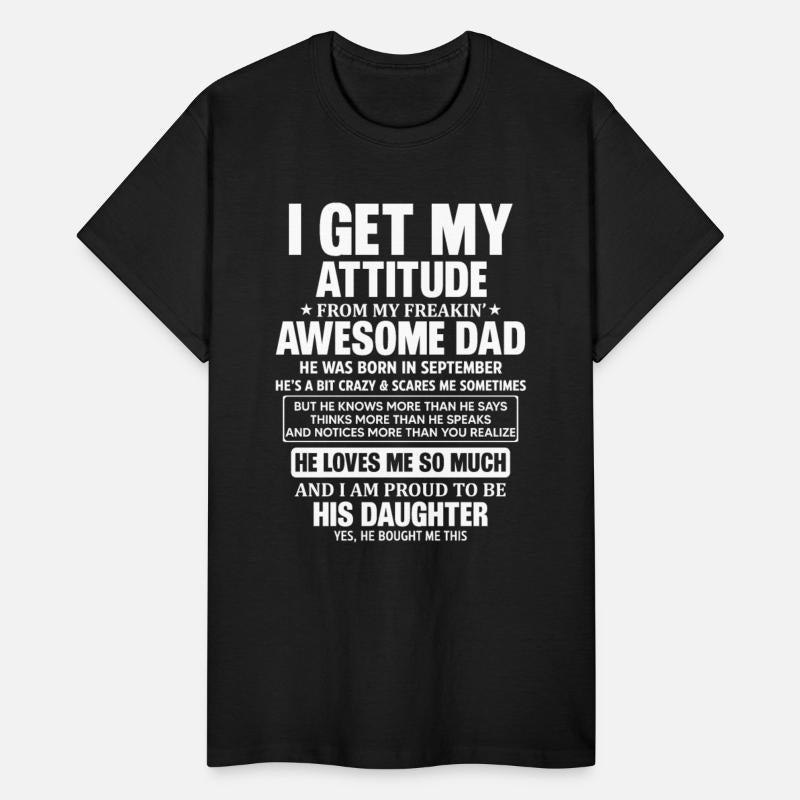Awesome Dad He Was Born In September