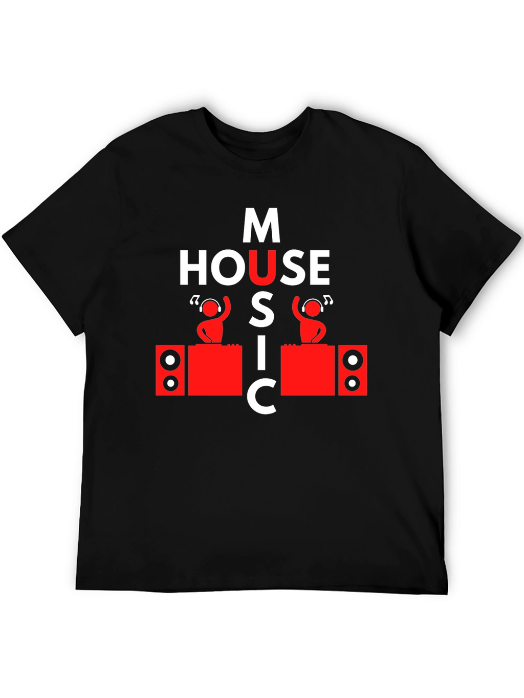 House Music DJ Graphic Tee