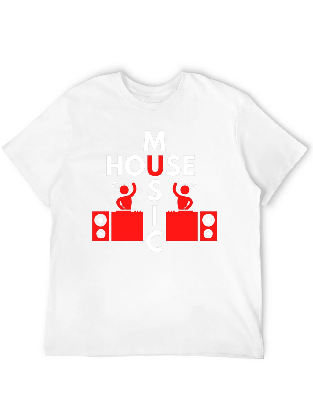 House Music DJ Graphic Tee