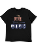 Future is Mine Graphic Tee - Trendy Arrow Design