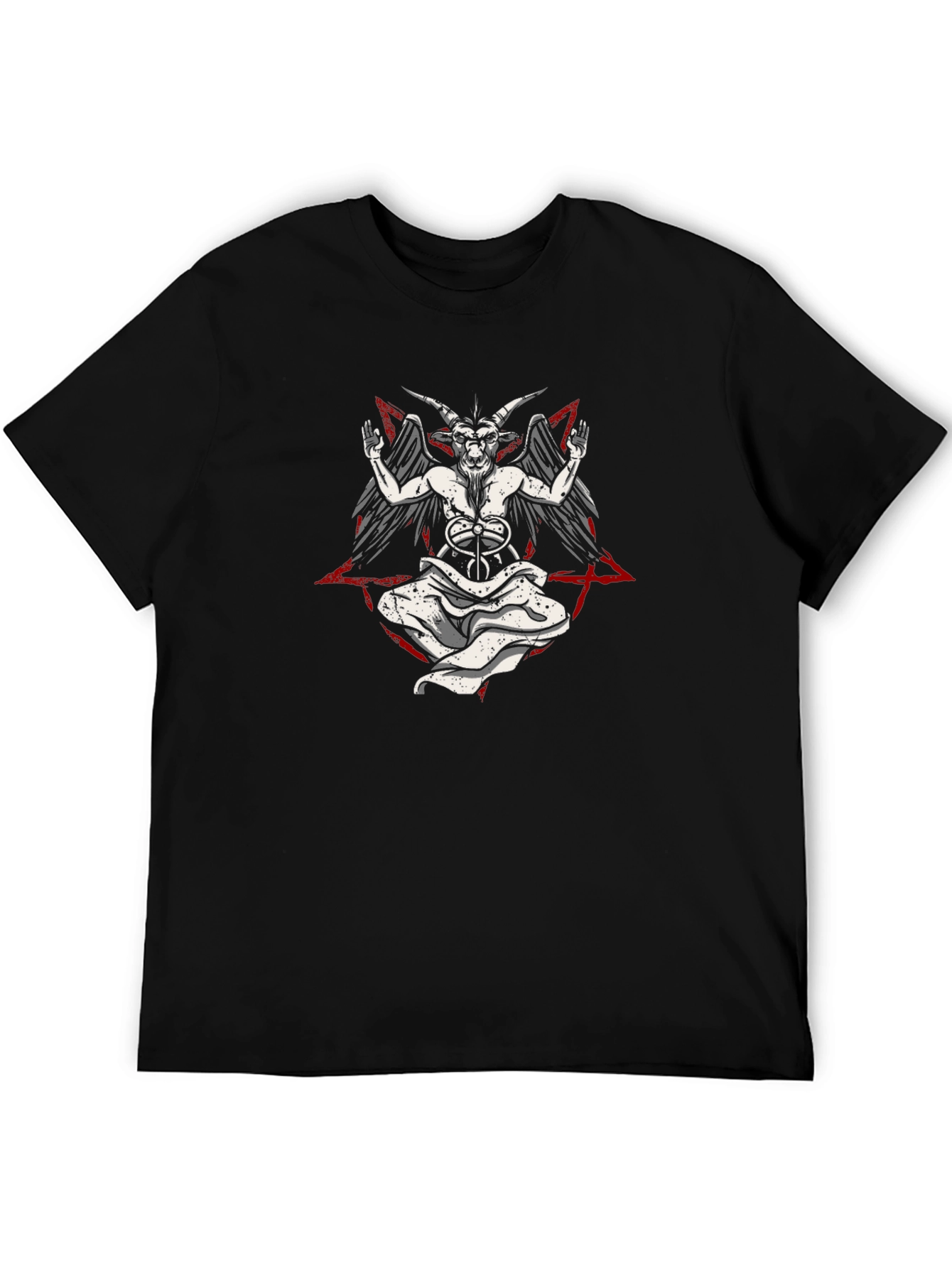 Baphomet Pentagram Graphic Tee