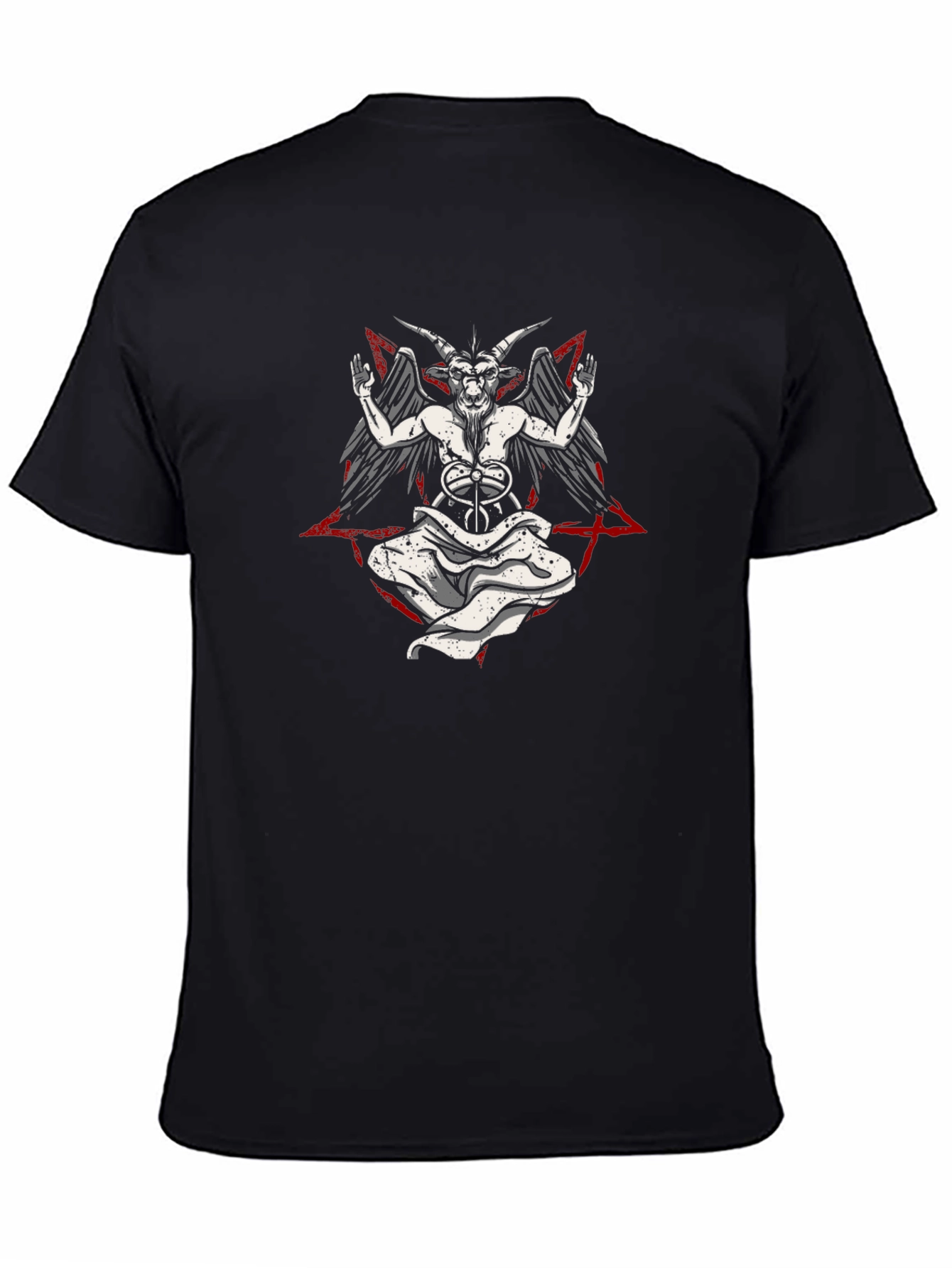 Baphomet Pentagram Graphic Tee