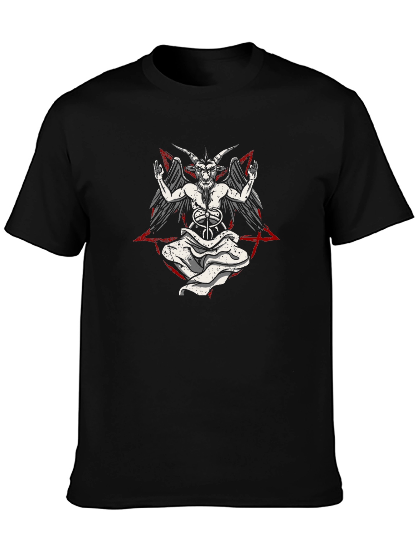 Baphomet Pentagram Graphic Tee
