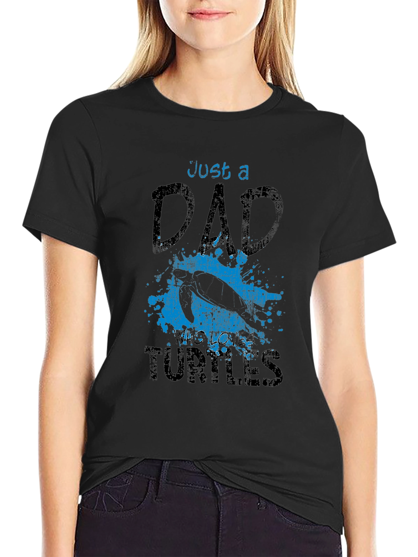 Dad of Turtles T-Shirt - Black Tee