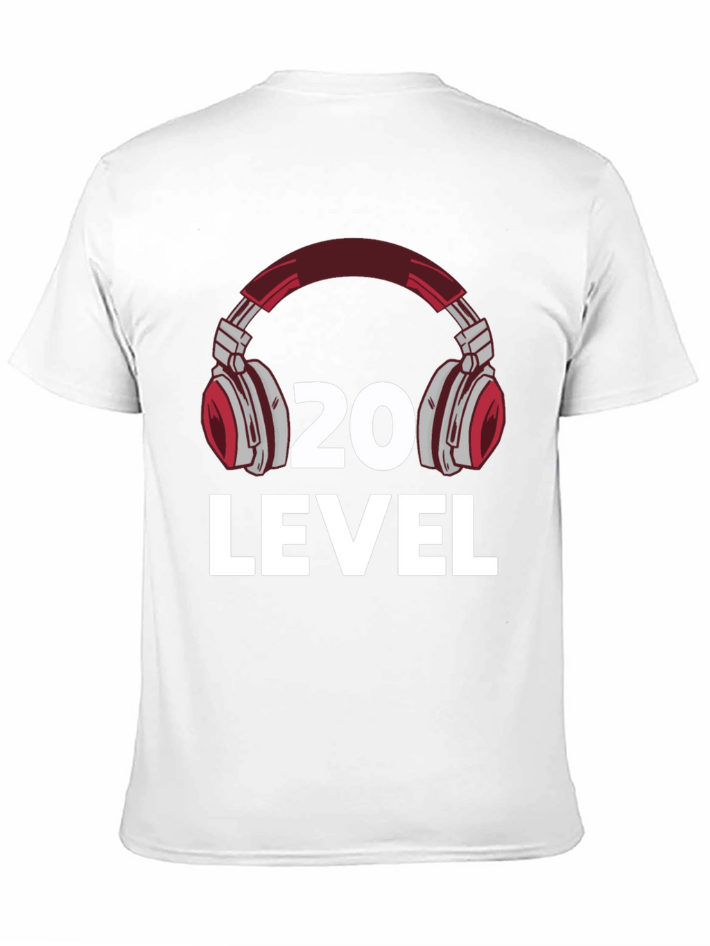 Level 20 Headphone Graphic T-Shirt