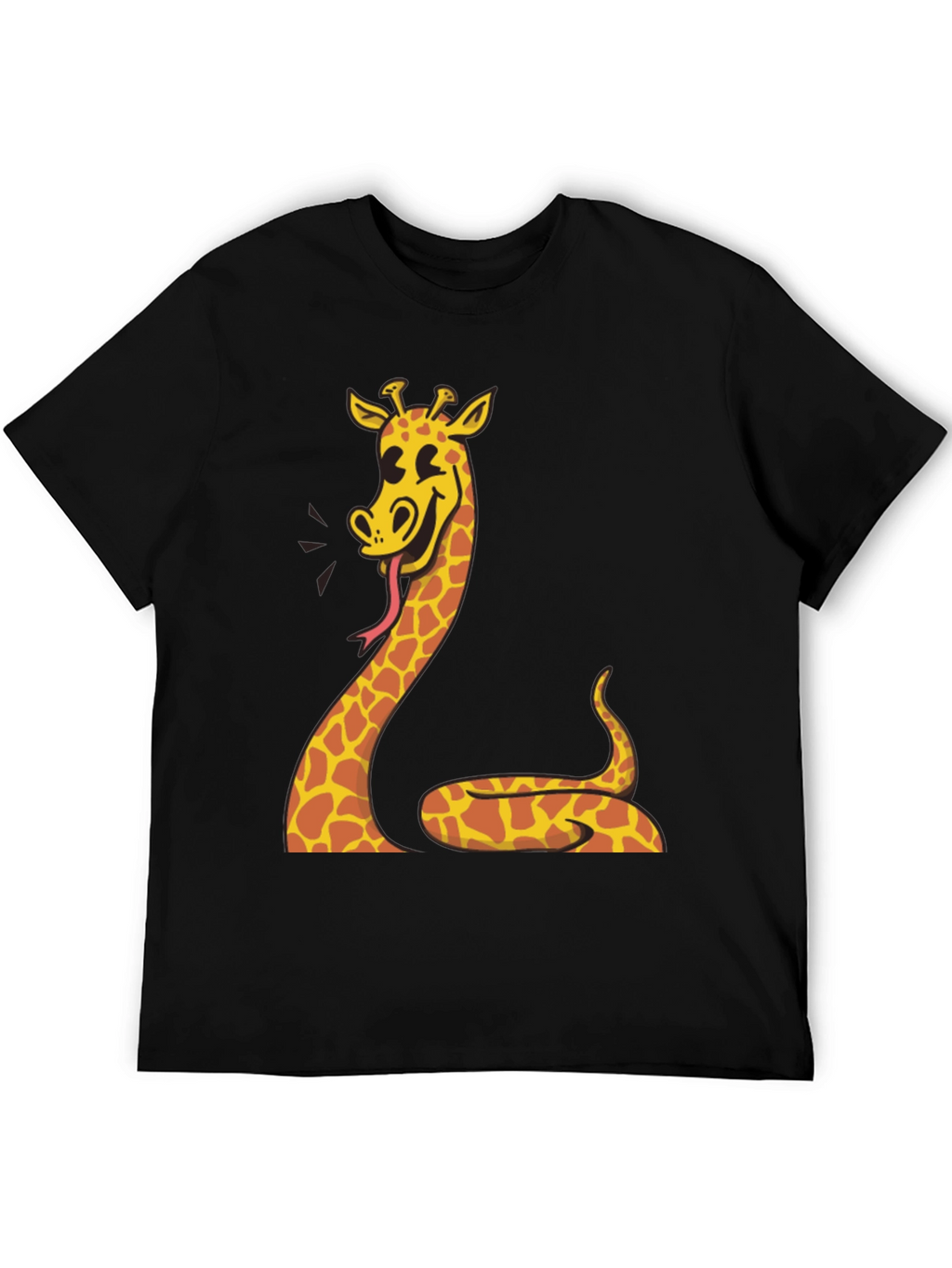 Giraffe Snake Funny Graphic Tee