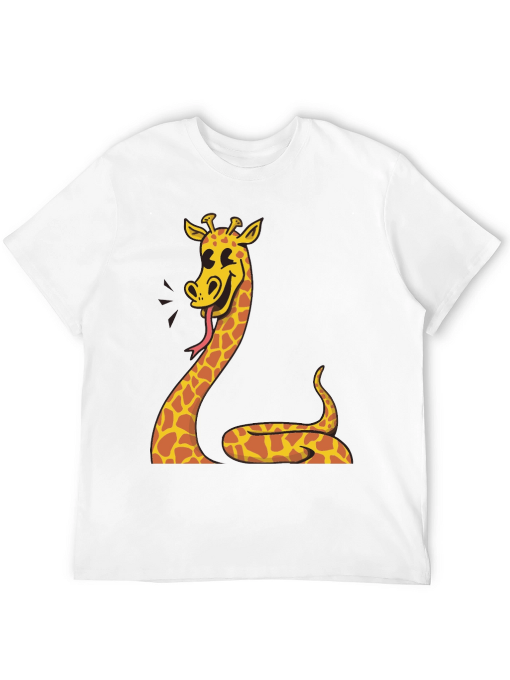 Giraffe Snake Funny Graphic Tee