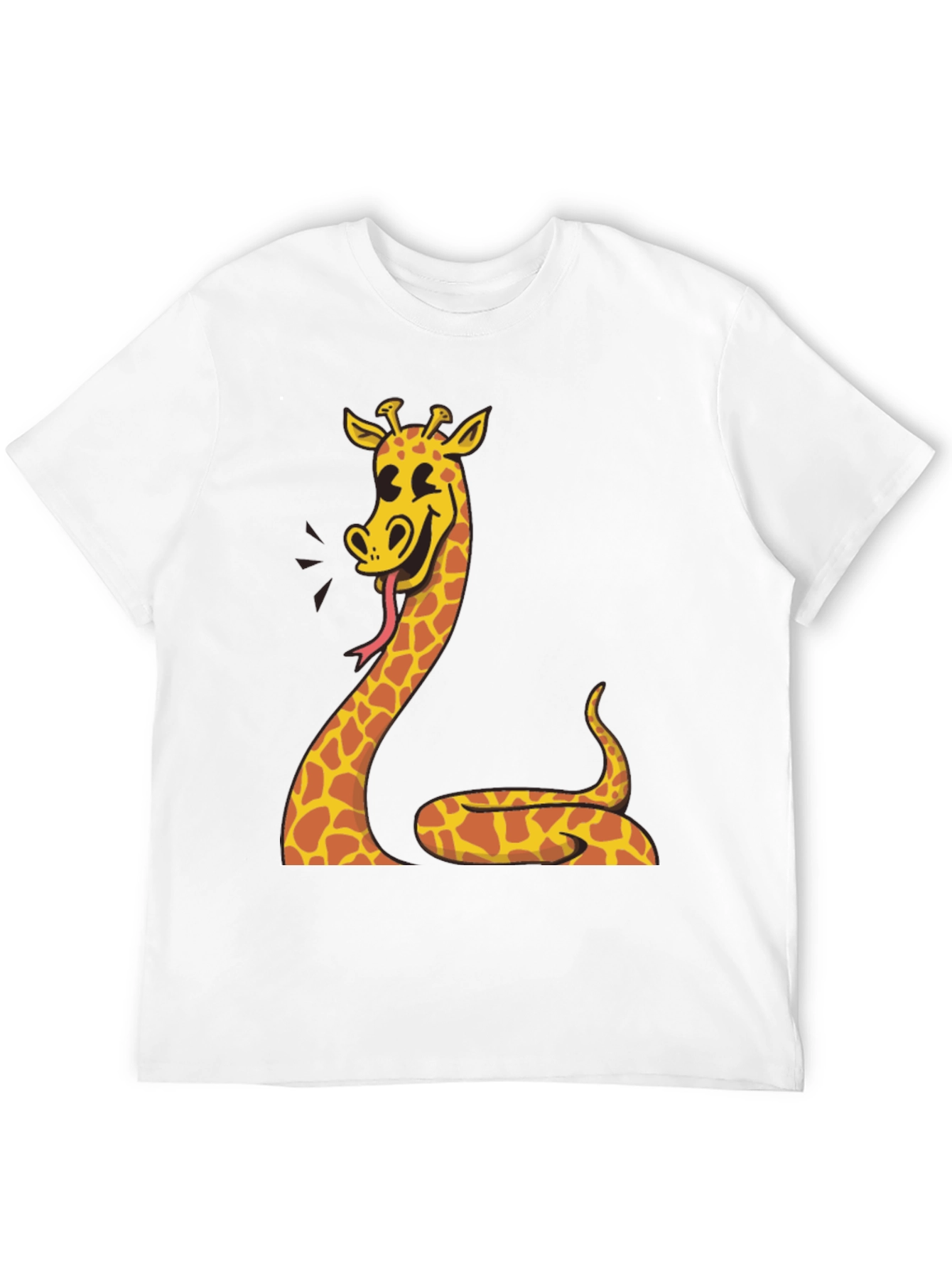 Giraffe Snake Funny Graphic Tee