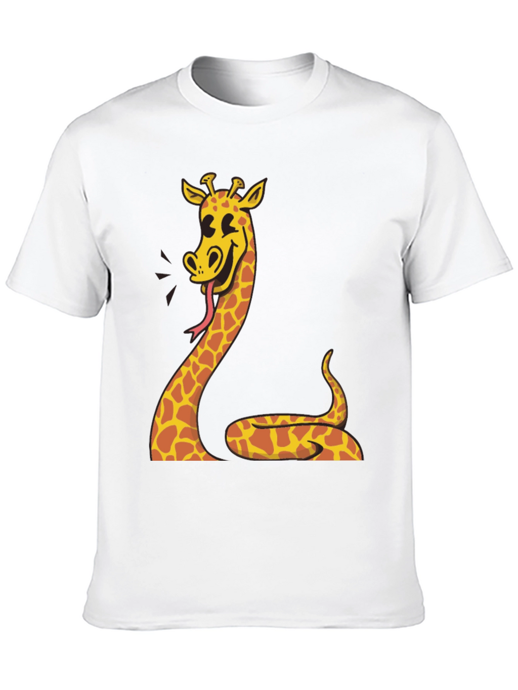 Giraffe Snake Funny Graphic Tee