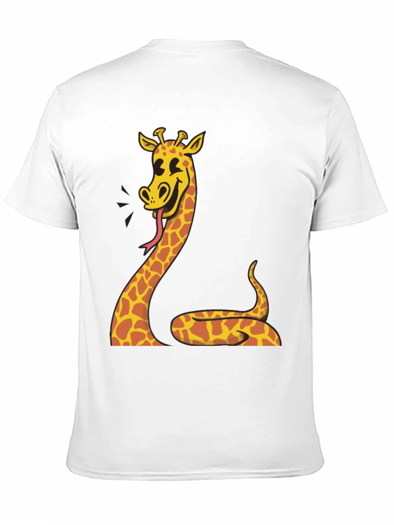Giraffe Snake Funny Graphic Tee
