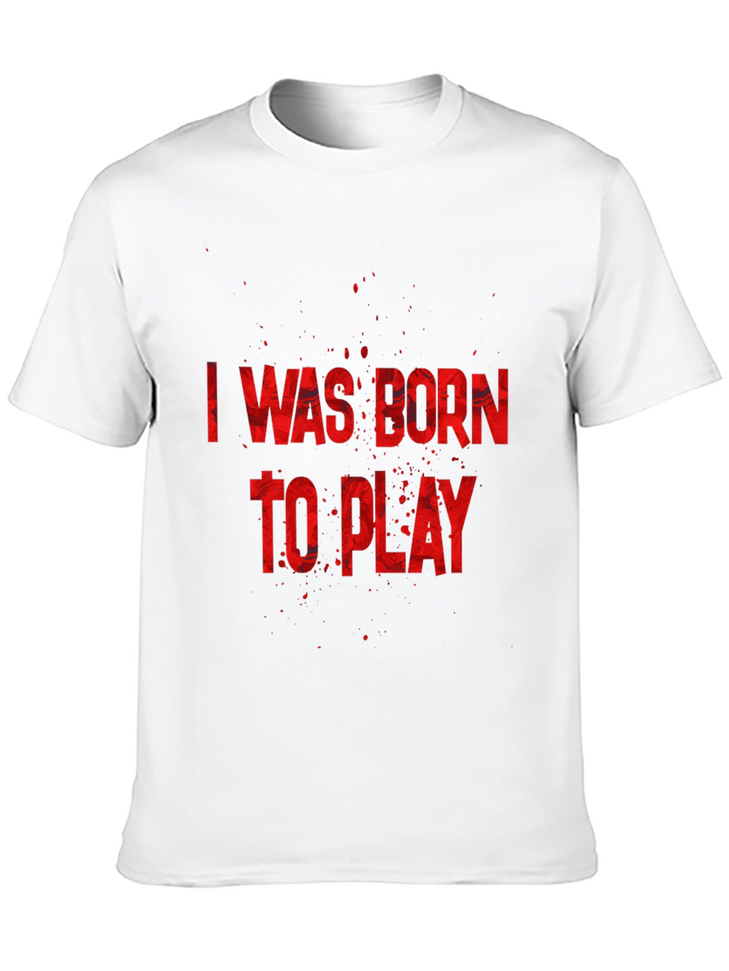 Born to Play Graphic Tee - Black