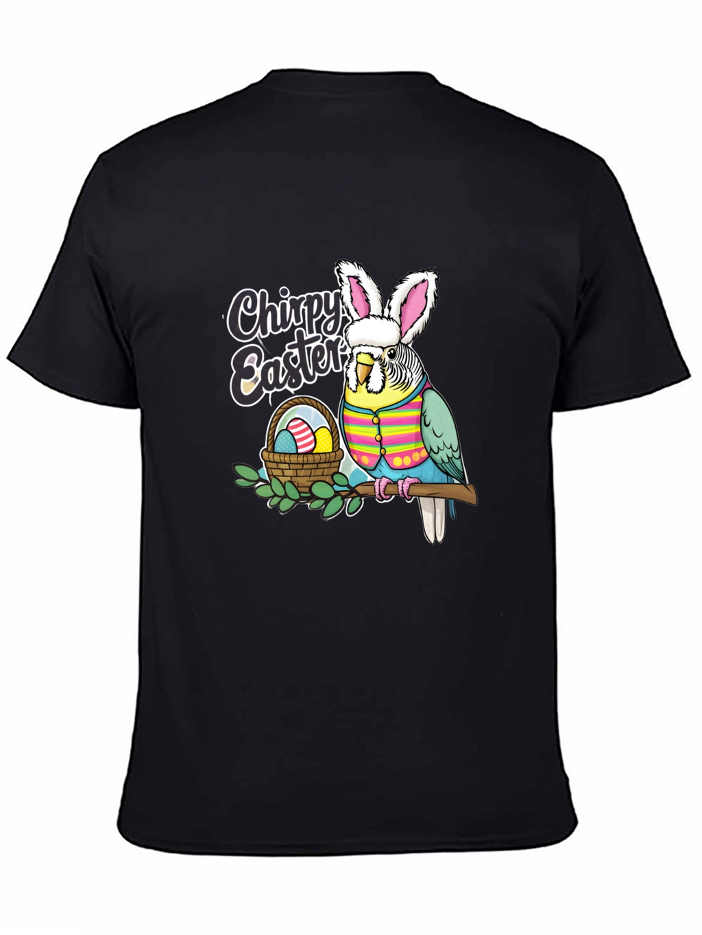 Chirpy Easter Budgie T-Shirt